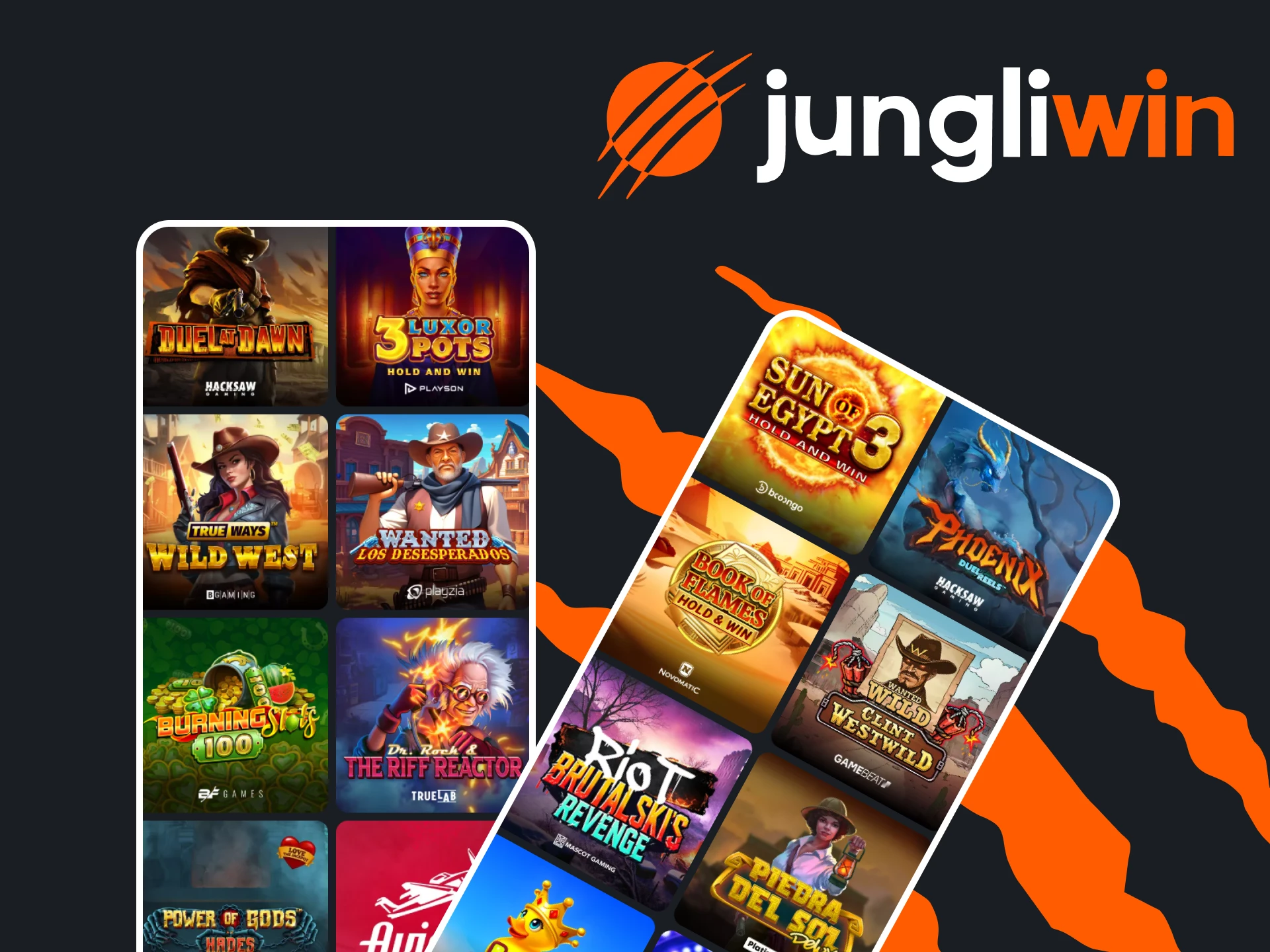 We zullen je vertellen over populaire spellen op Jungliwin.