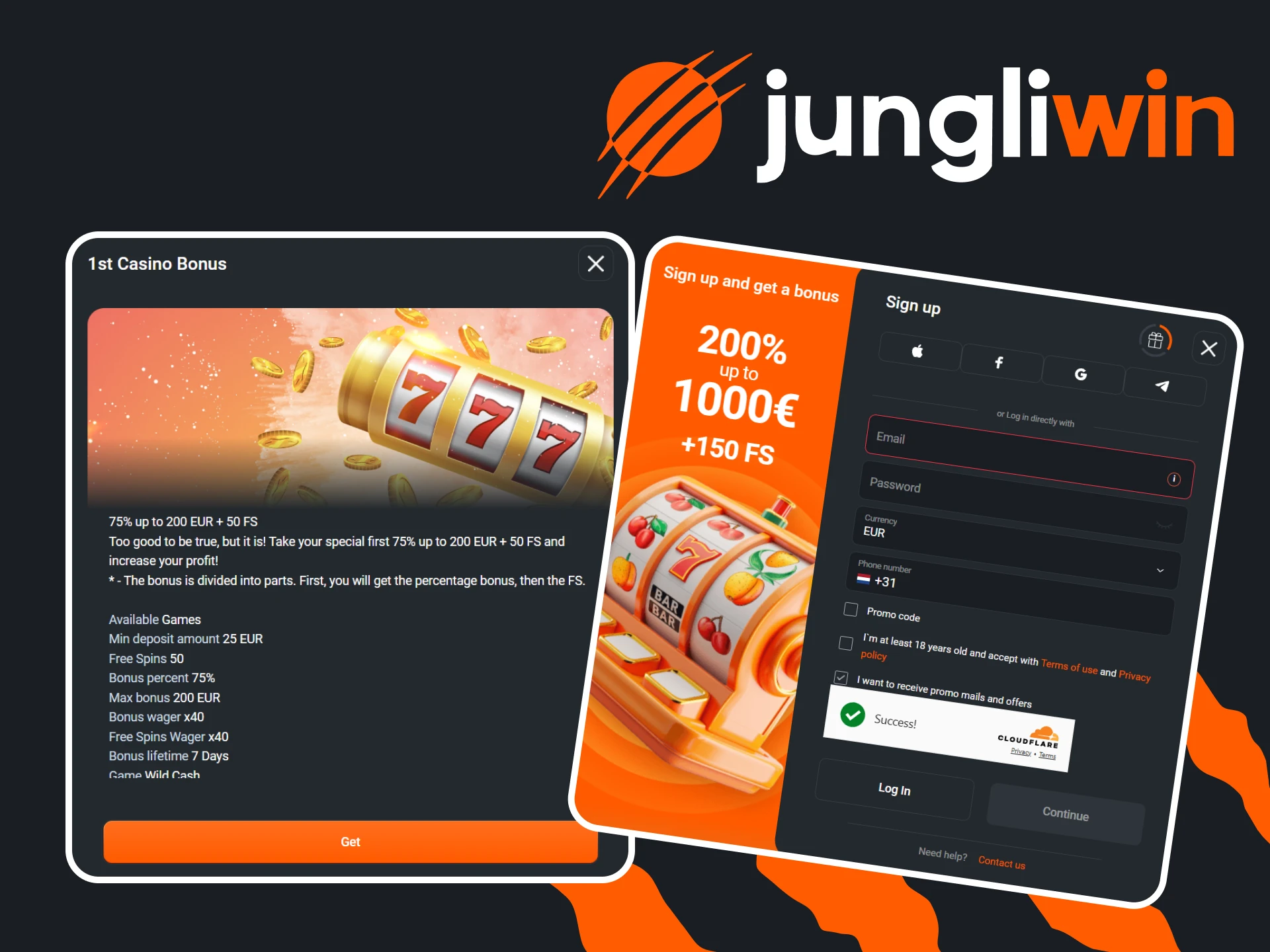 We zullen u vertellen hoe u bonussen kunt gebruiken op de Jungliwin-website.