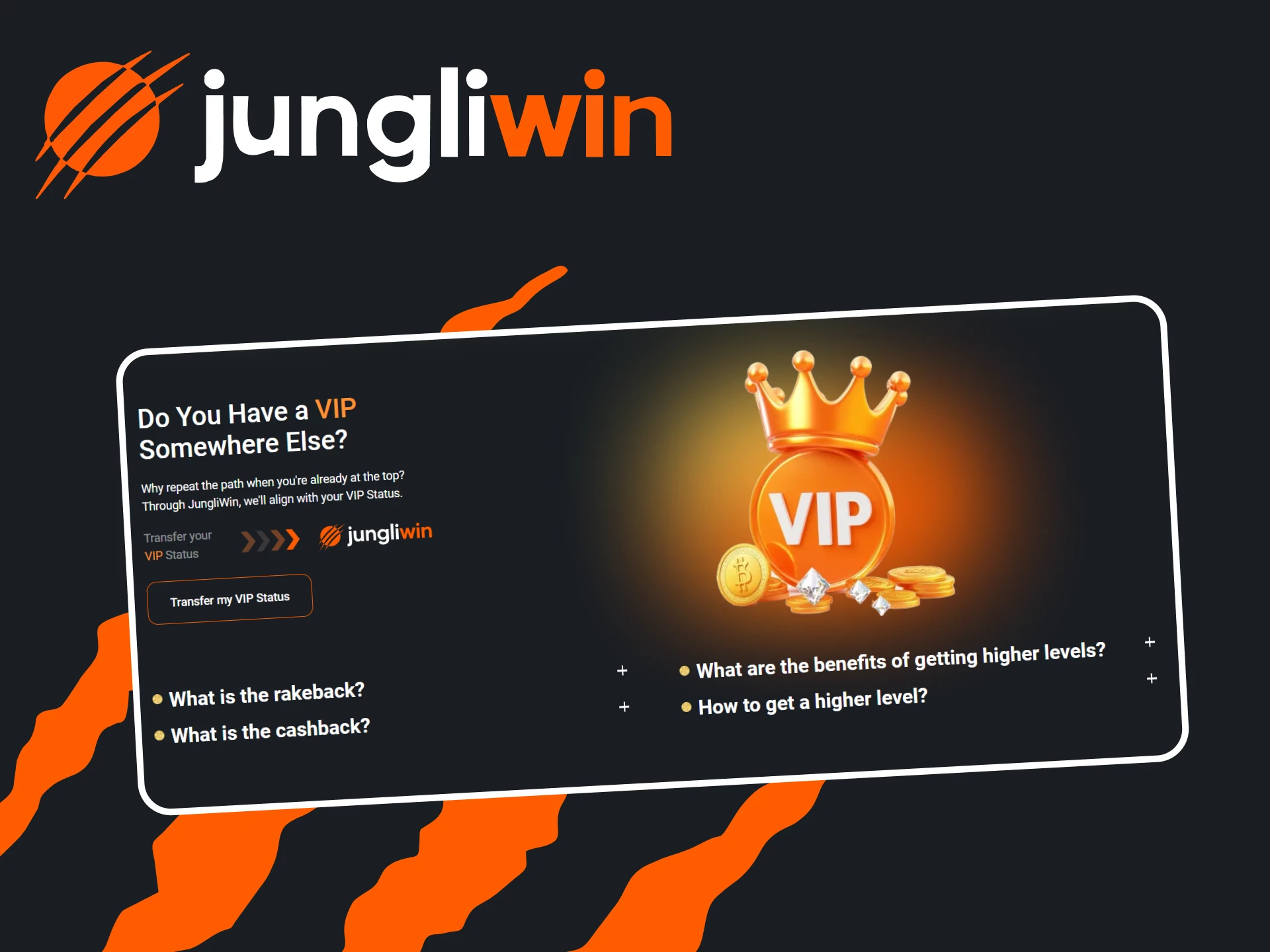 Word lid van het VIP-programma van Jungliwin.