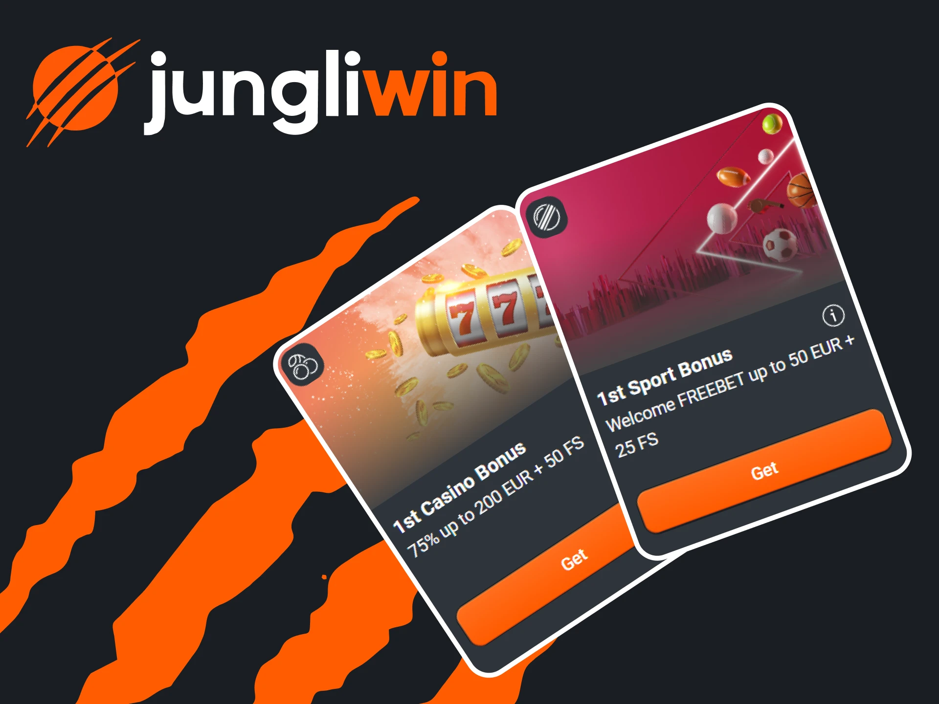 Ontvang bonussen na registratie bij Jungliwin.