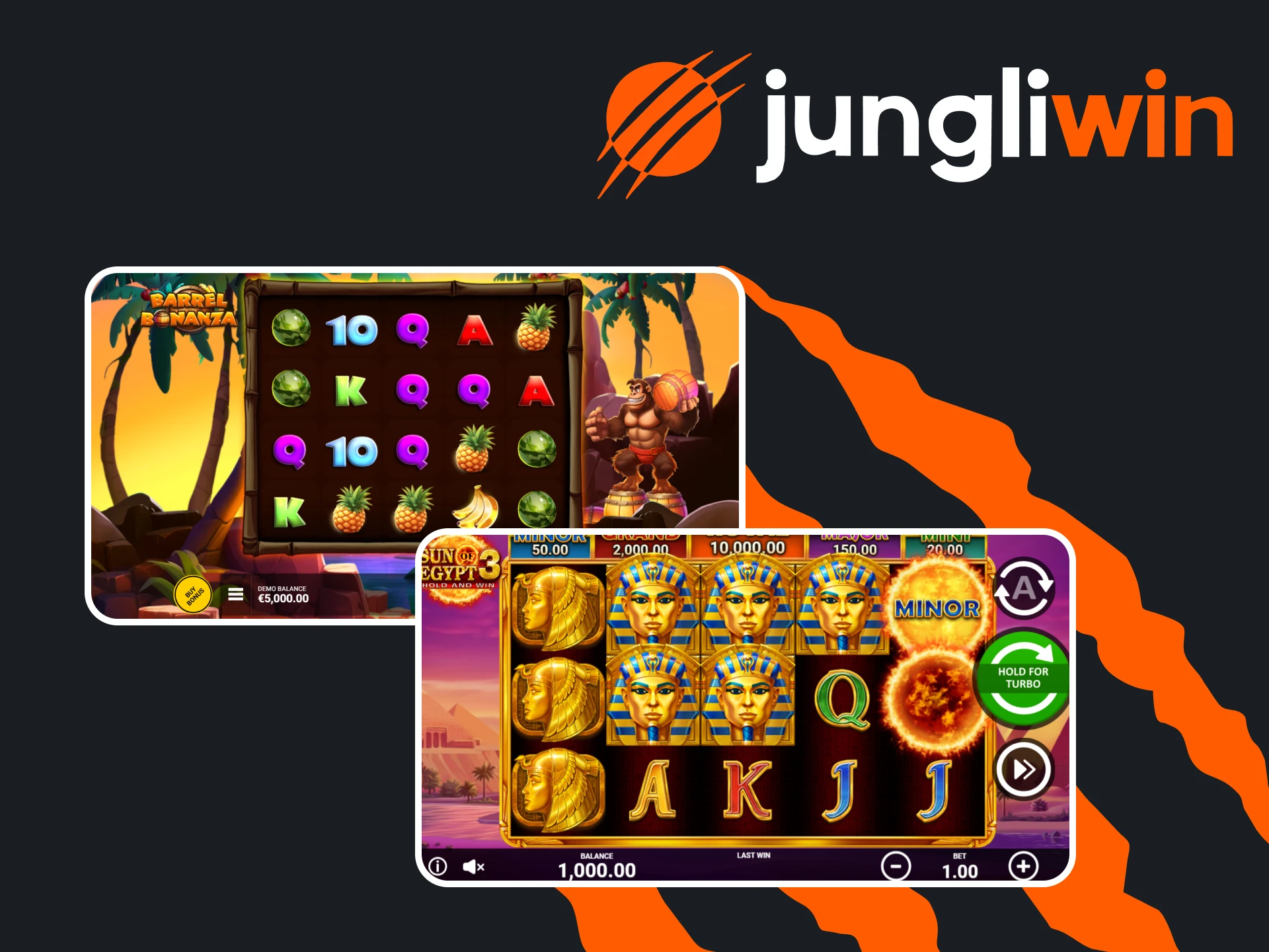 Kies populaire slots bij Jungliwin.
