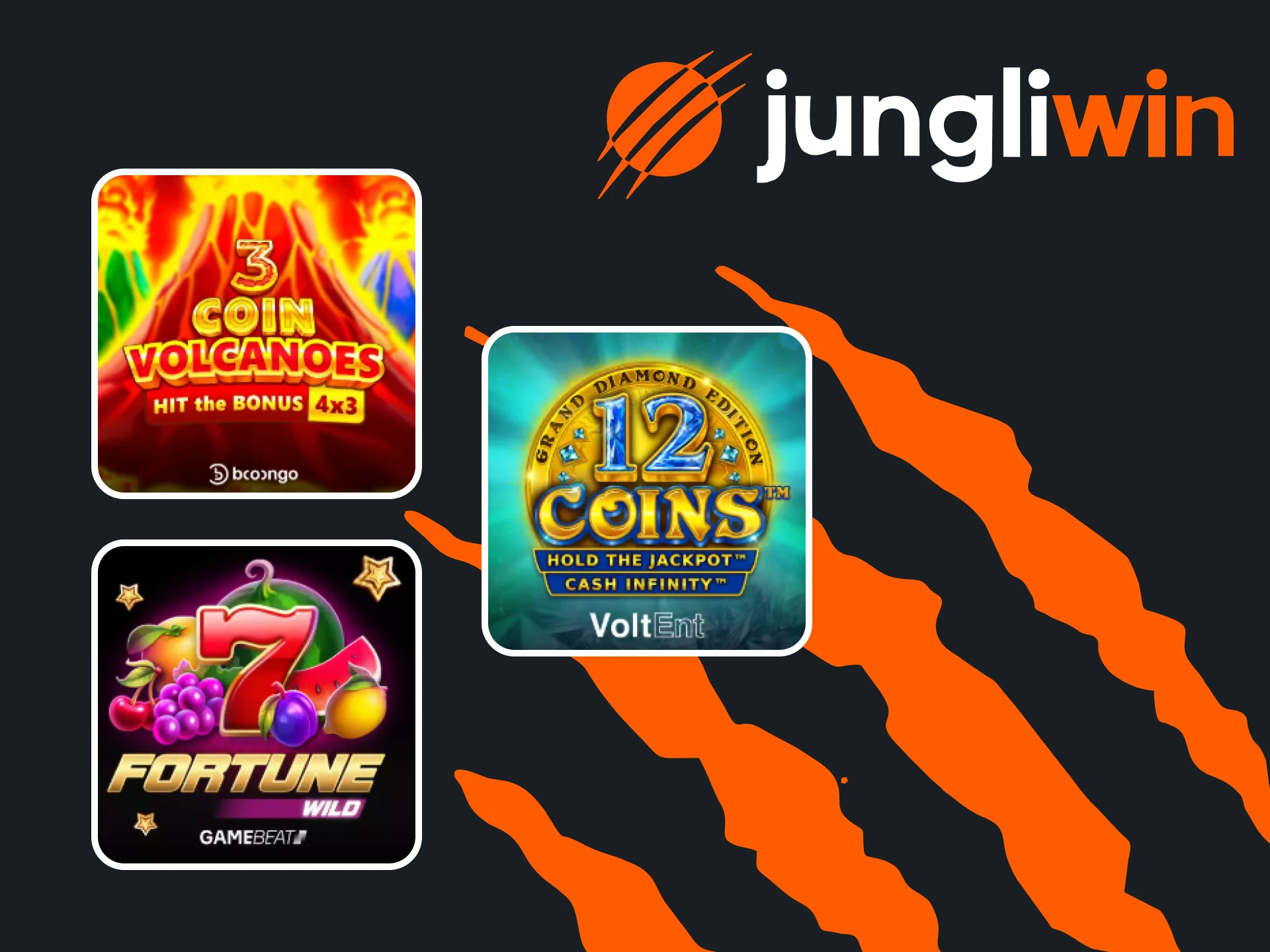 Win de jackpot-slots van Jungliwin.