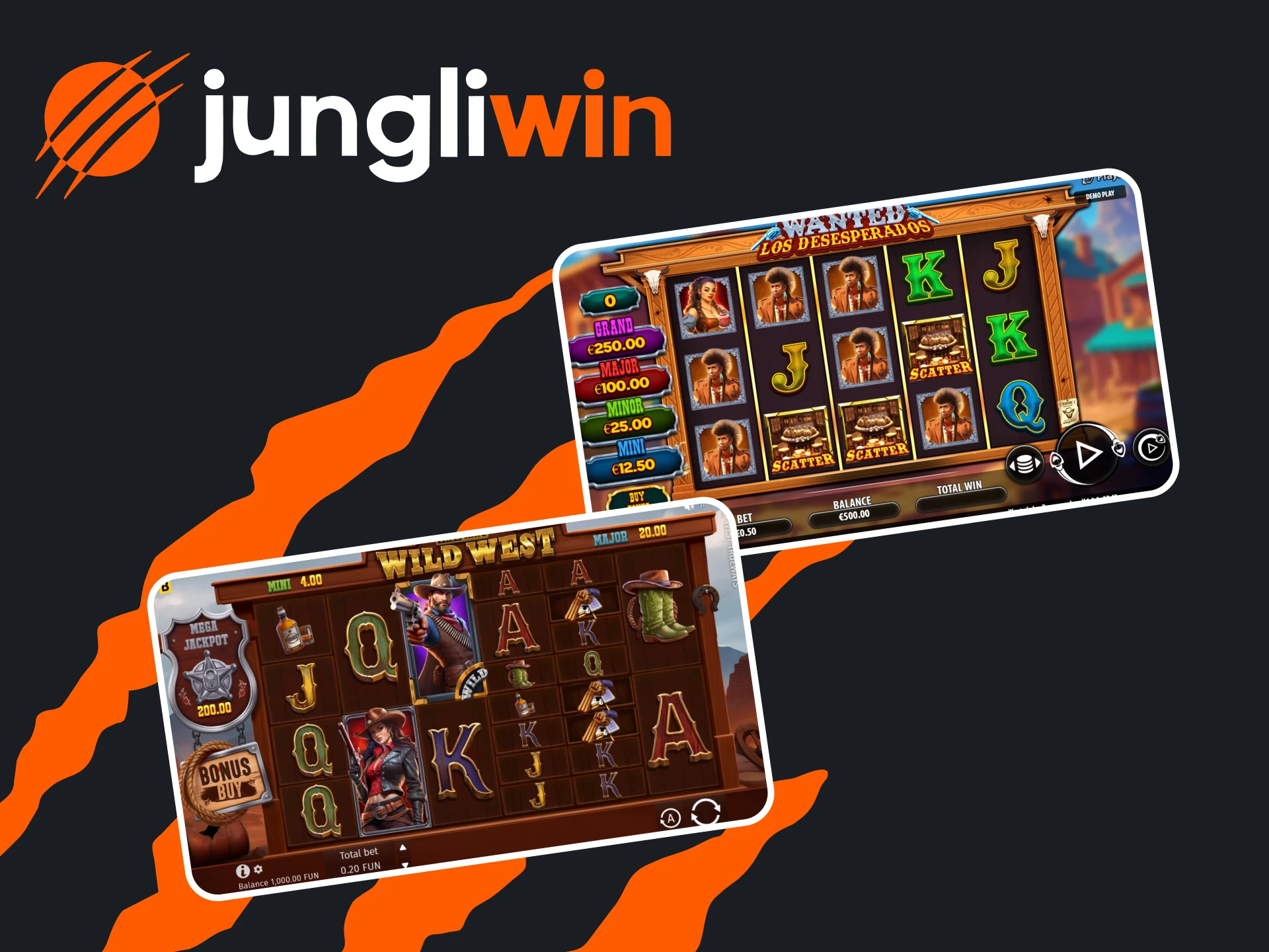 Wij vertellen je over de top slots op Jungliwin.